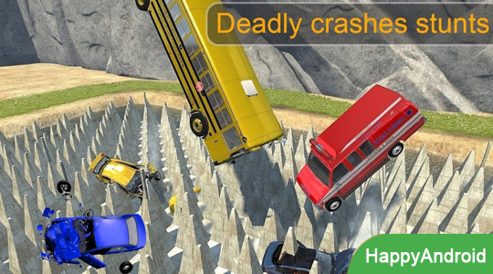 Beam Drive Crash Death Stair C 