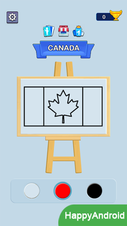 Draw The Flag: Geo Coloring